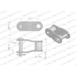 Grandinės žiedas ca550vd 5 vnt motogeneric