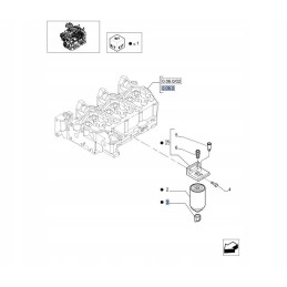 Filtro jutiklis m10 new holland cnh 504077452