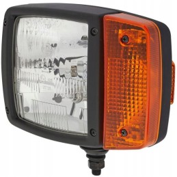 Halogeninis žibintas, kairysis, stačiakampis, 12v, nemalonus