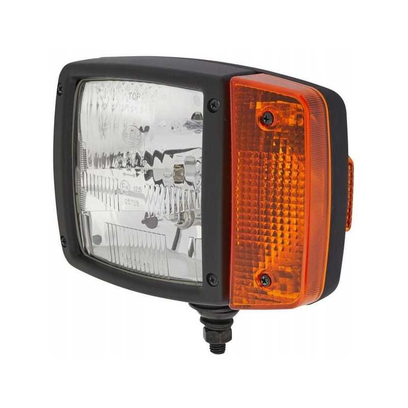 Halogeninis žibintas, kairysis, stačiakampis, 12v, nemalonus