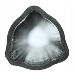 Trikampis išorinis ir vidinis vamzdis, 54x4mm ilgio