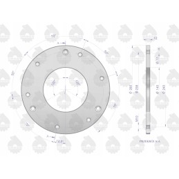 Sankabos prispaudimo plokštelė ST C 330 originali Ursus