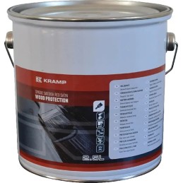 Kramp gelinis medienos impregnatorius raudonas 2 5 l