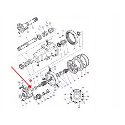 3797272m1 nustatymo poveržlė 0 40 mm
