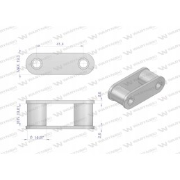 Grandinės jungtis ca550 5 vnt motogeneric