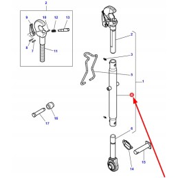 3909381m91 viršutinės jungties vamzdis, 2 kat
