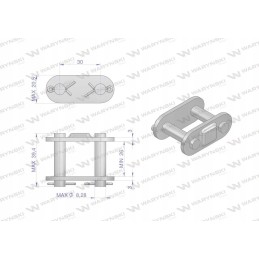Grandininė spyna ca627 5 vnt motogeneric