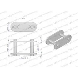 Grandininė spyna ca557 5 vnt motogeneric