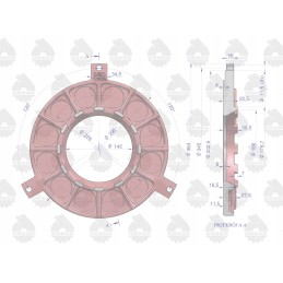 Slėgio diskas ir pakopos c 330 c 360 orig ursus