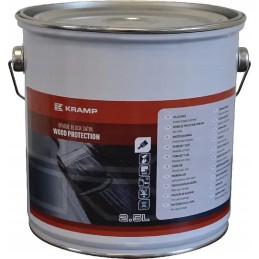 Kramp gelinė medienos impregnavimo priemonė, juoda, 2 5 l