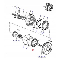 1618239m4 PTO sankabos frikcinis diskas