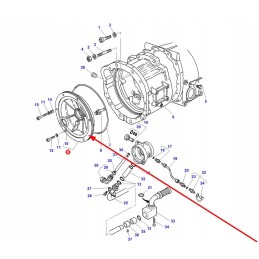 3712813m11 šlapios sankabos dangtis