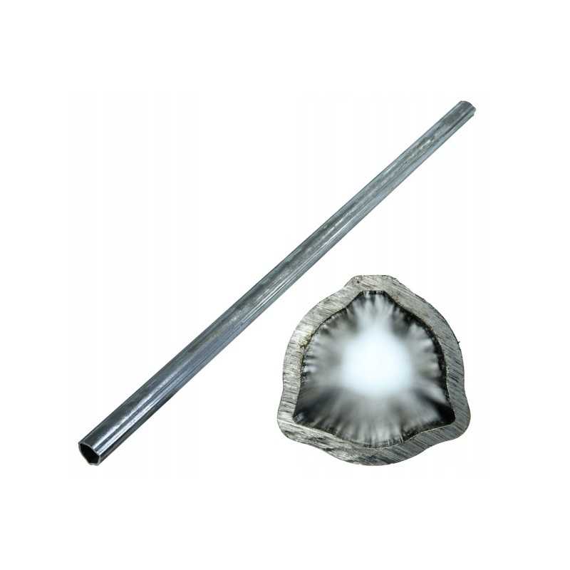 Išorinis ir vidinis trikampis vamzdis 36x3 4mm ilgio