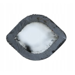 Išorinis citrininis vamzdis 48x57 5 4mm ilgis 100cm