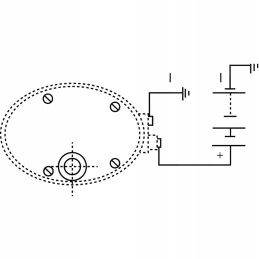 Valytuvo variklis 34mm 12v 57mm granitas