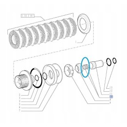 Sandarinimo žiedas new Holland korpusas 5185502