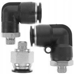 Pneumatinės kombinuotos alkūnės 1 8 jungtys pneumatinėms žarnoms