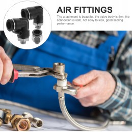 Pneumatinės kombinuotos alkūnės 1 8 jungtys pneumatinėms žarnoms