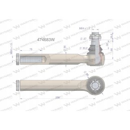 Manitou vairo jungtis 474683