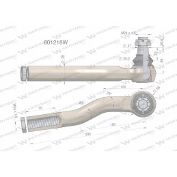 Manitou 601218 vairo jungtis