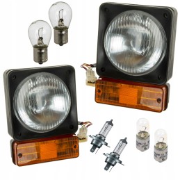 Priekiniai žibintai žibintai 200x150 2 vnt jcb fastrac