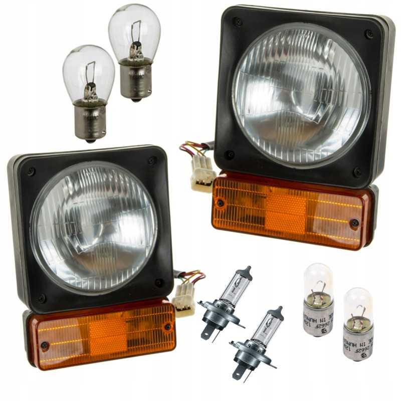 Priekiniai žibintai žibintai 200x150 2 vnt jcb fastrac