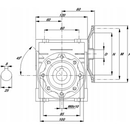 Sliekinės pavaros tipas gmr i 7 5