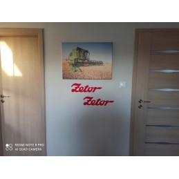 Ursus traktoriaus lipdukai, 2 vnt., 45 cm