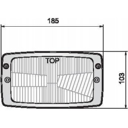 Halogeninė darbo lempa h3 1400661000 wesem