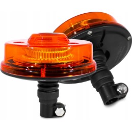 Rooster UFO 48 LED įspėjamosios lempos lankstus stiebas