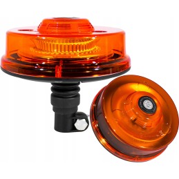 Įspėjamoji lemputė UFO gaidys LED 12 24v kaištis