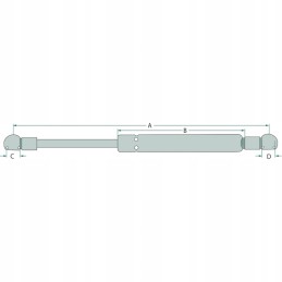 Dujinė pavara galiniam stiklui nh t 3040 9977529