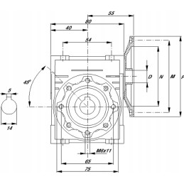 Sliekinės pavaros tipas gmr i 20