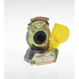 M22 kieta pneumatinė oro jungtis, geltona