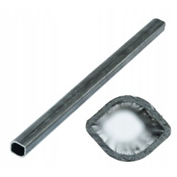 Išorinis citrininis vamzdis 30x39 3mm ilgis 40 4cm