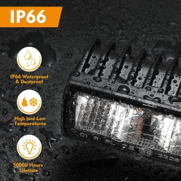 Everbrite led pagalbinis žibintas 12v 24v 2vnt