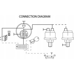 Universalus alyvos slėgio jutiklis 24v