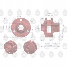 Palydovinio krepšelio galinė ašis mf3 mf4 originalus 1864872m1