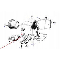 268100050100 priekinio GTV korpuso tarpiklis