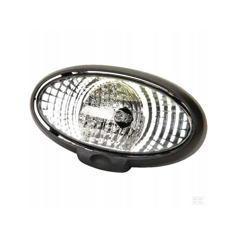 Apvali halogeninė darbinė lempa 12v 190x116x107mm