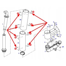 F339202100290 išmetimo vamzdžio kniedė