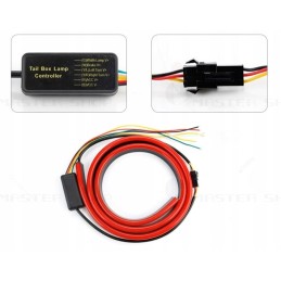 Trečias stabdžių žibintas, LED juostelė, posūkio signalas