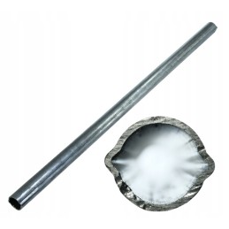 Išorinis citrininis vamzdis 41 3x48 3mm ilgis 100cm