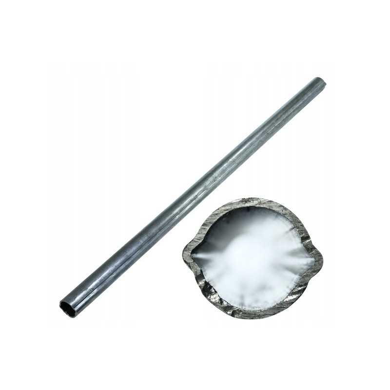 Išorinis citrininis vamzdis 41 3x48 3mm ilgis 100cm