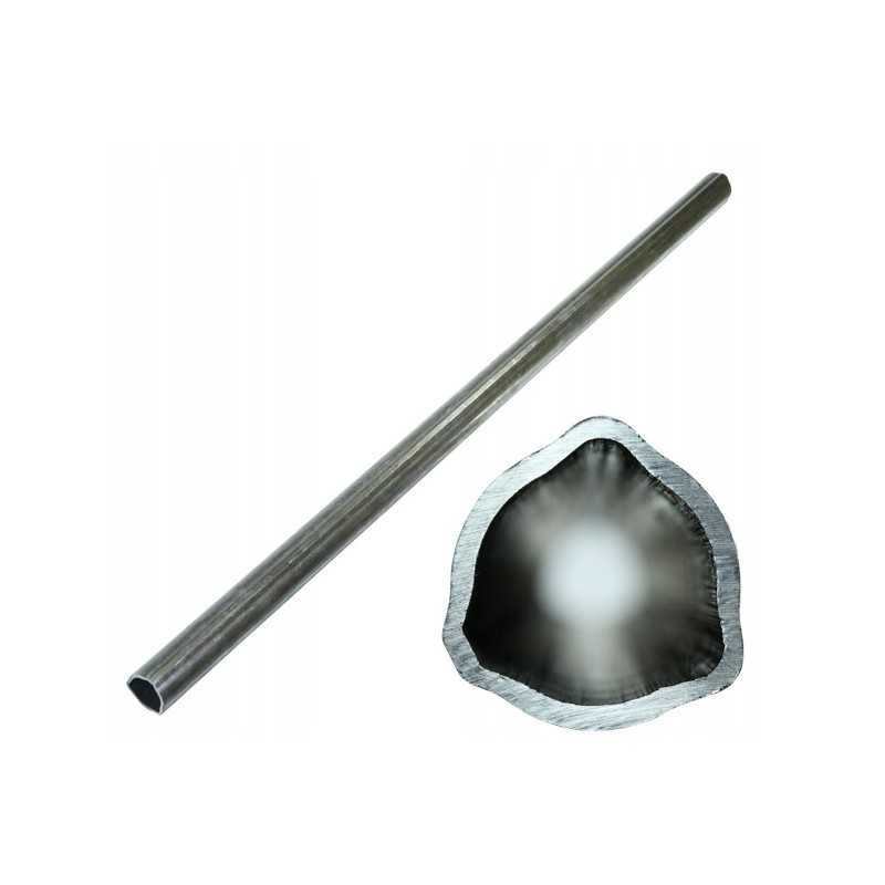 Išorinis trikampis vamzdis 43x3mm, ilgis 107 2 cm