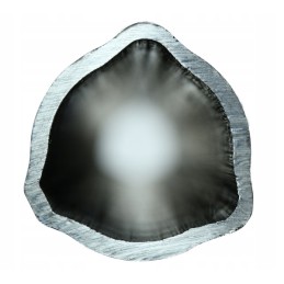 Išorinis trikampis vamzdis 43x3mm, ilgis 107 2 cm