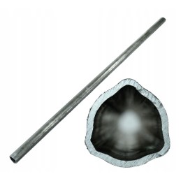 Išorinis trikampis vamzdis 43x3mm, ilgis 147 2 cm