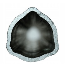 Išorinis trikampis vamzdis 43x3mm, ilgis 147 2 cm