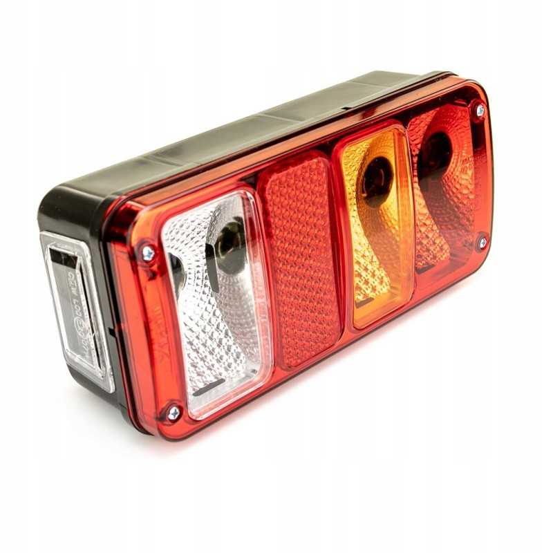 W29p galinis žibintas su valstybinio numerio apšvietimu