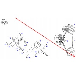 515200010010 V formos diržo skriemulys